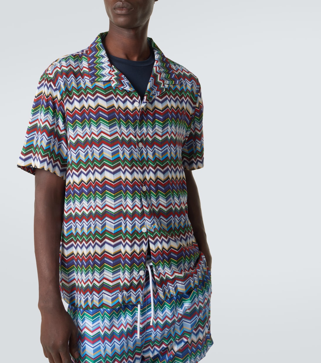 Zigzag bowling shirt | Missoni