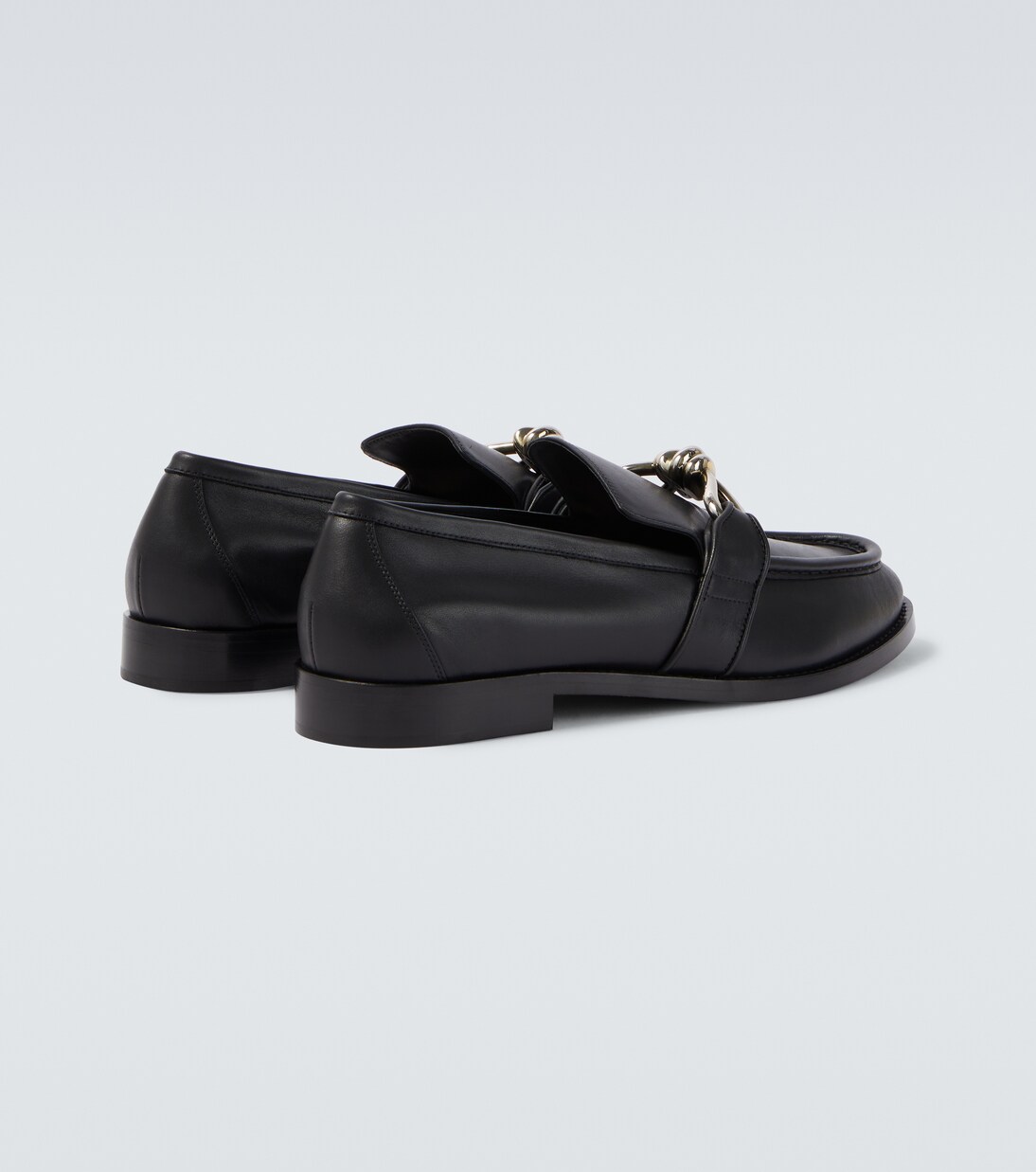Astaire Knot leather loafers | Bottega Veneta