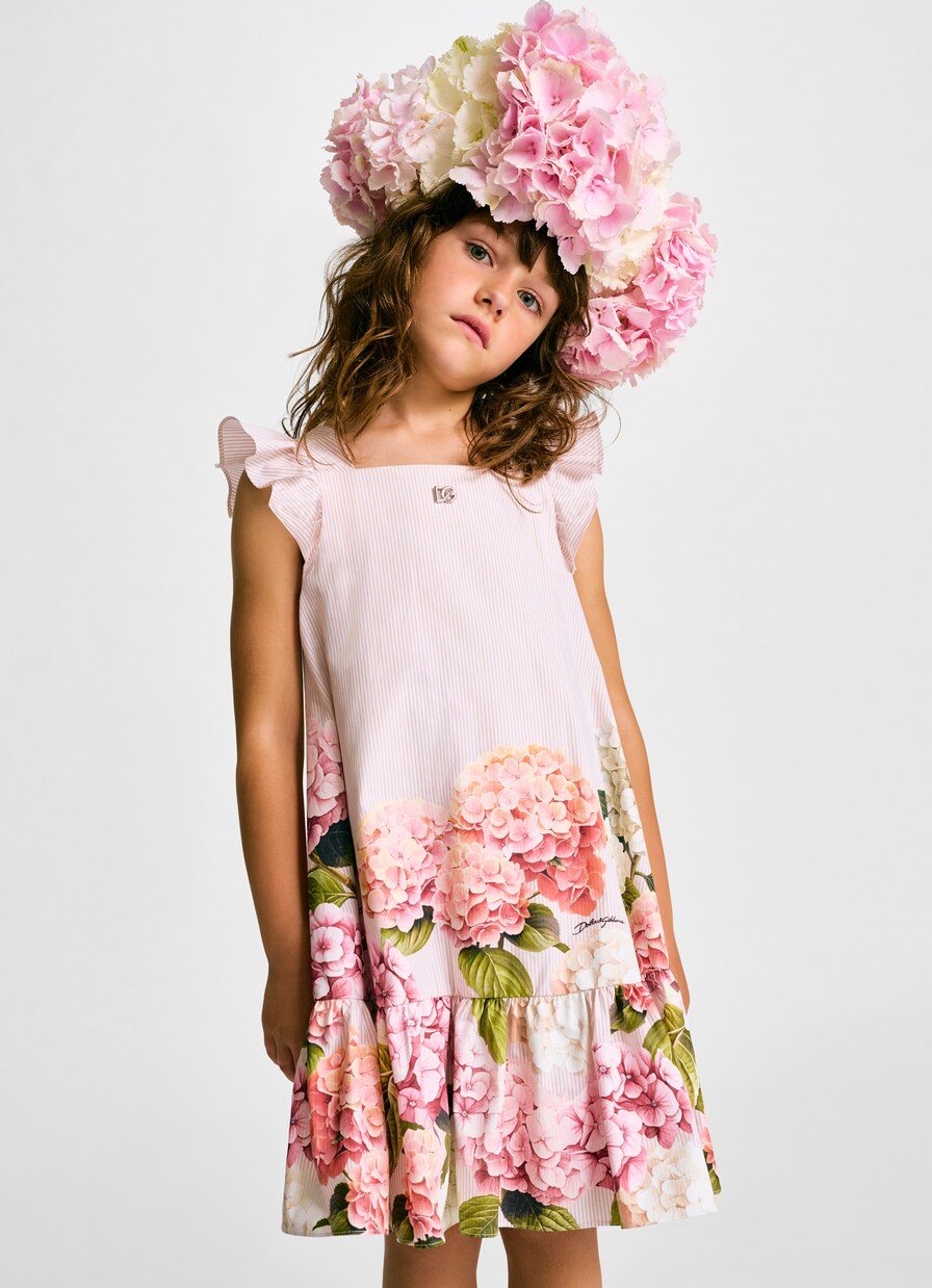Kleid DG aus Baumwolle | Dolce&Gabbana Kids