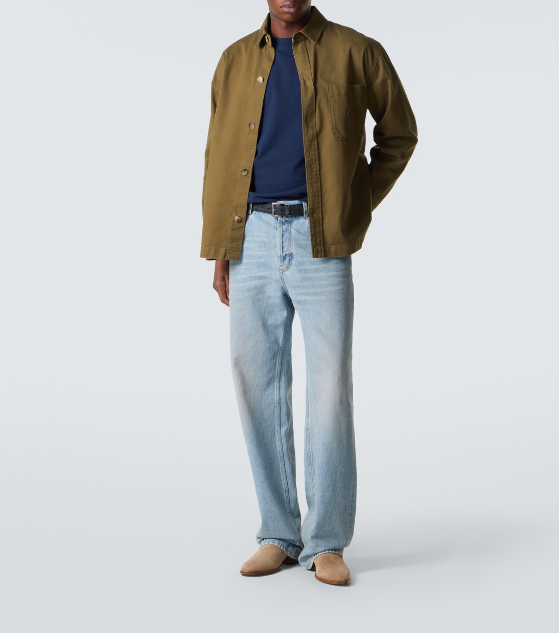 Cotton-blend T-shirt | Saint Laurent