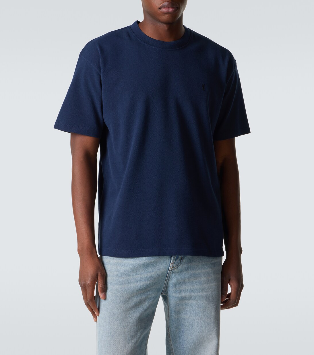 Cotton-blend T-shirt | Saint Laurent