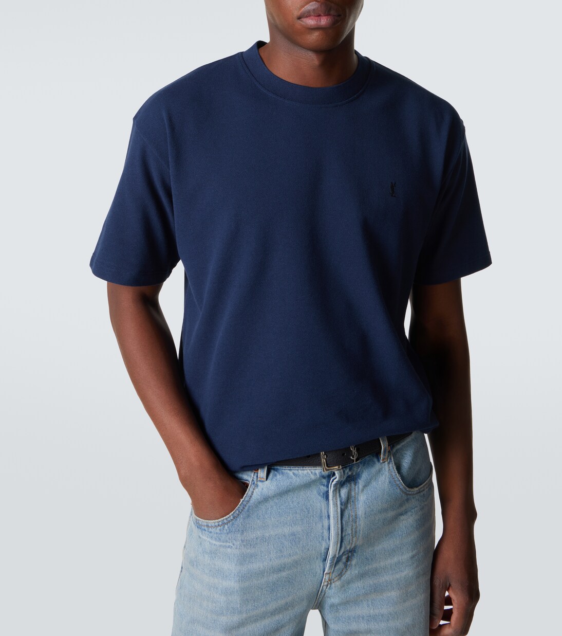 Cotton-blend T-shirt | Saint Laurent