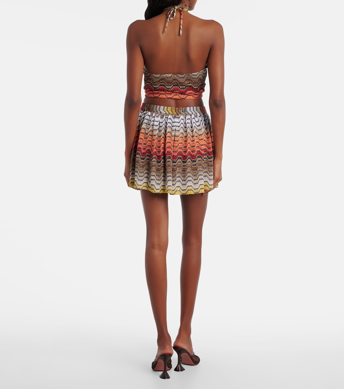 Wave lamé miniskirt | Missoni