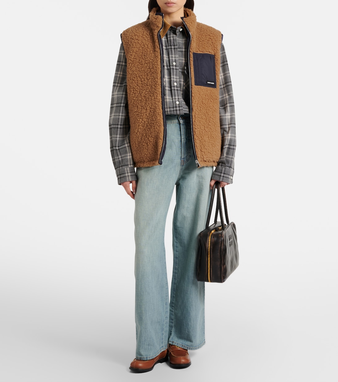 Loafers aus Leder | Miu Miu