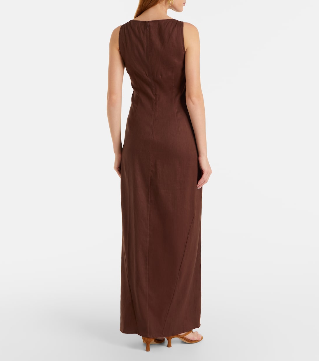 Maxikleid Costa aus einem Leinengemisch | Staud