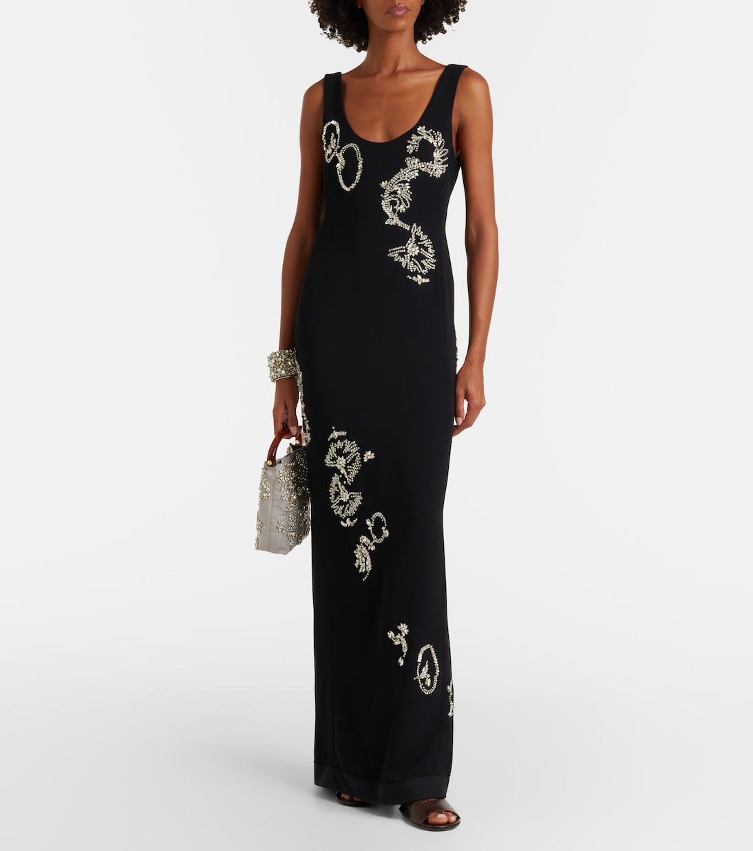 Embellished gown | Dries Van Noten