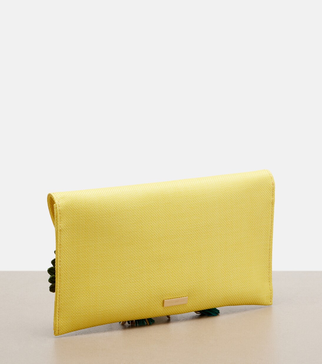 Birdsong Small raffia clutch | Aquazzura