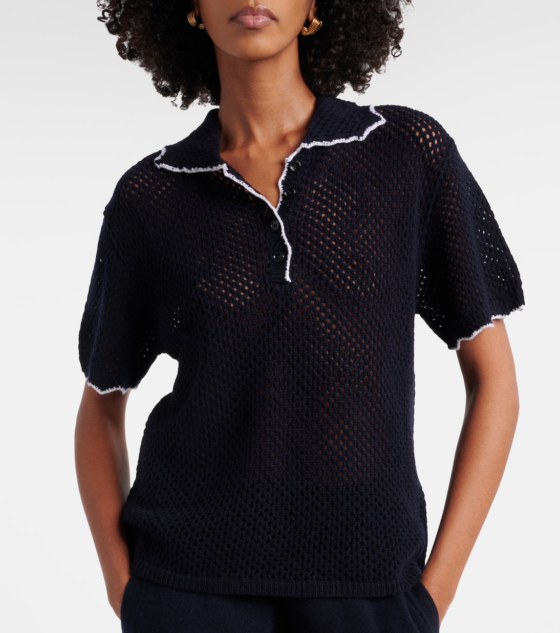 Polo en laine et cachemire | Jardin des Orangers