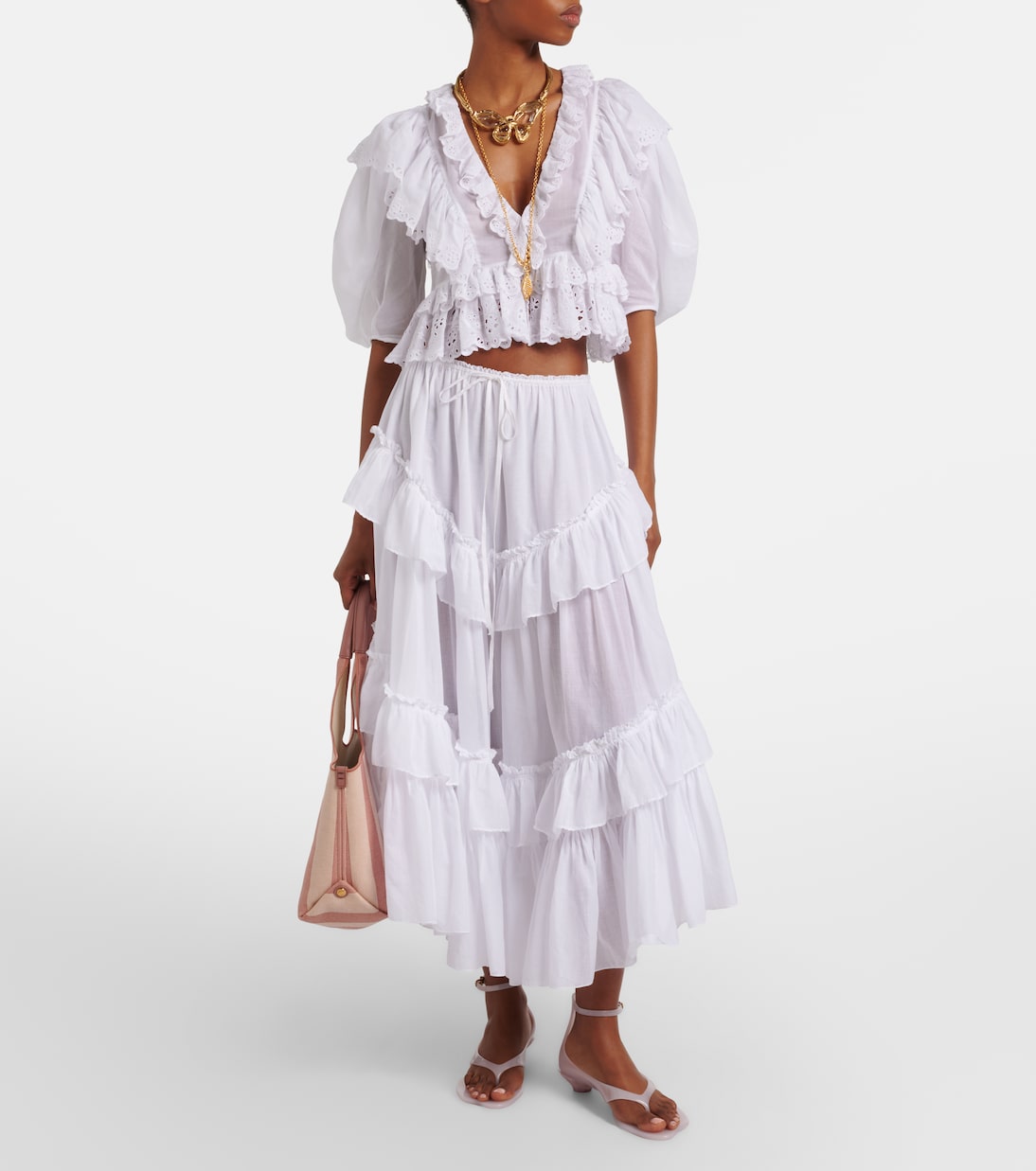 Cotton midi skirt | Chloé
