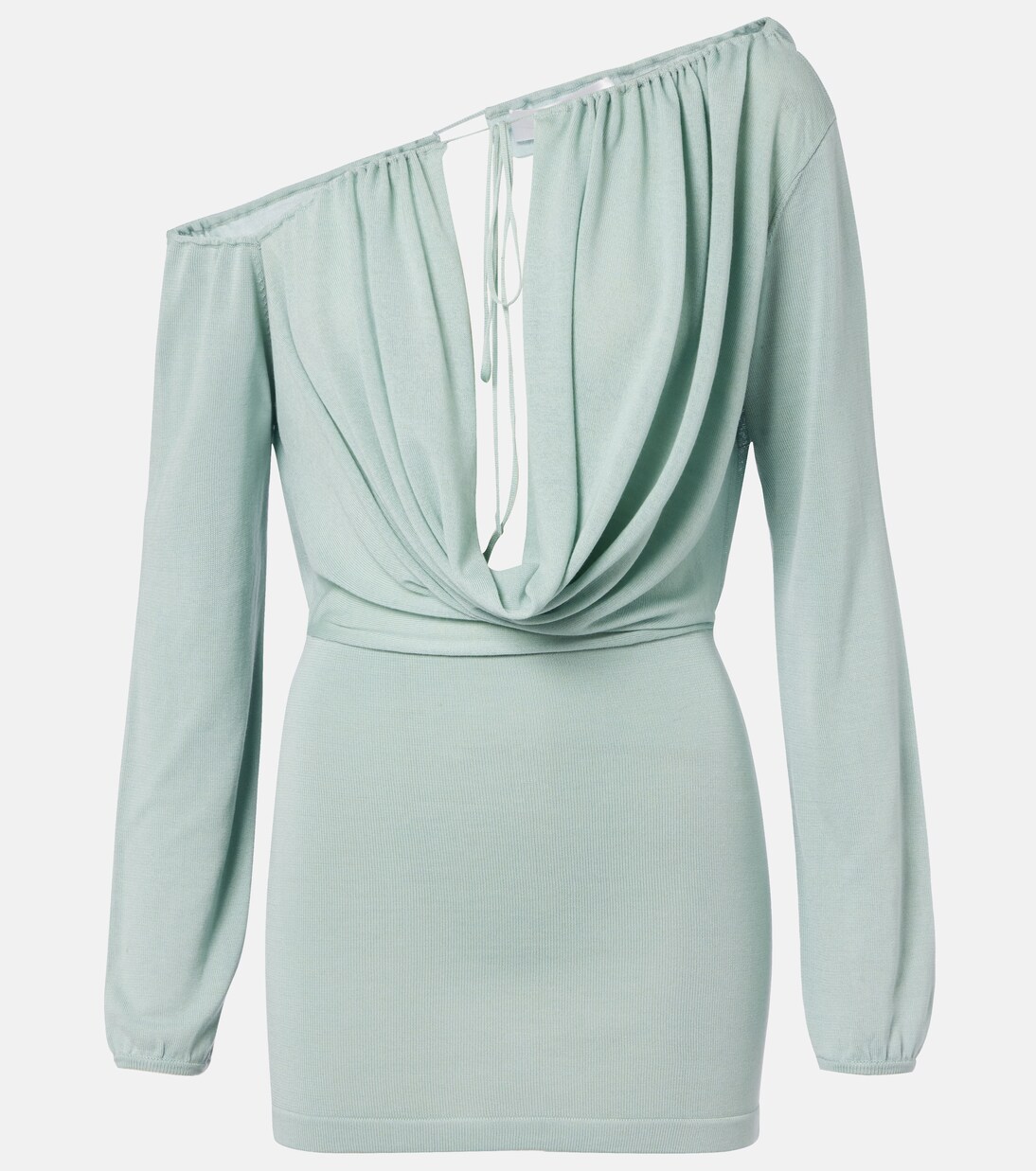 Sola asymmetric draped minidress | Aya Muse