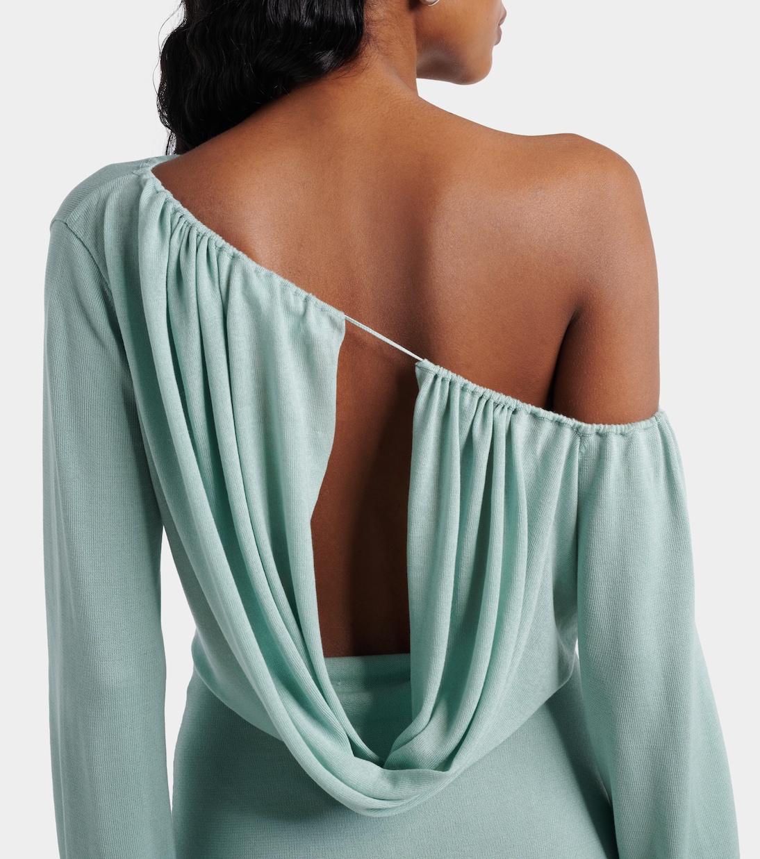 Sola asymmetric draped minidress | Aya Muse