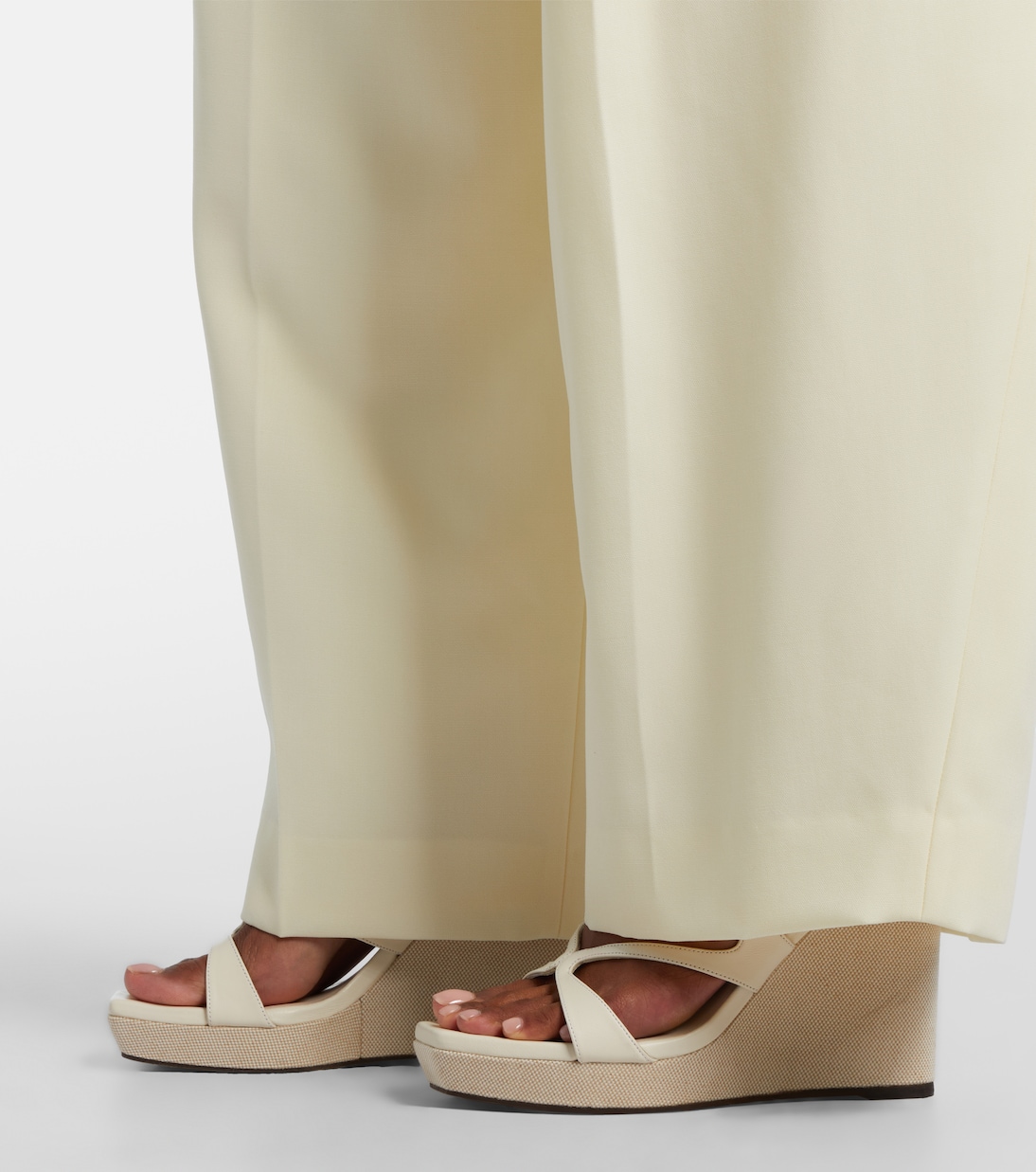 Sandales compensées Ayla en cuir | Jimmy Choo