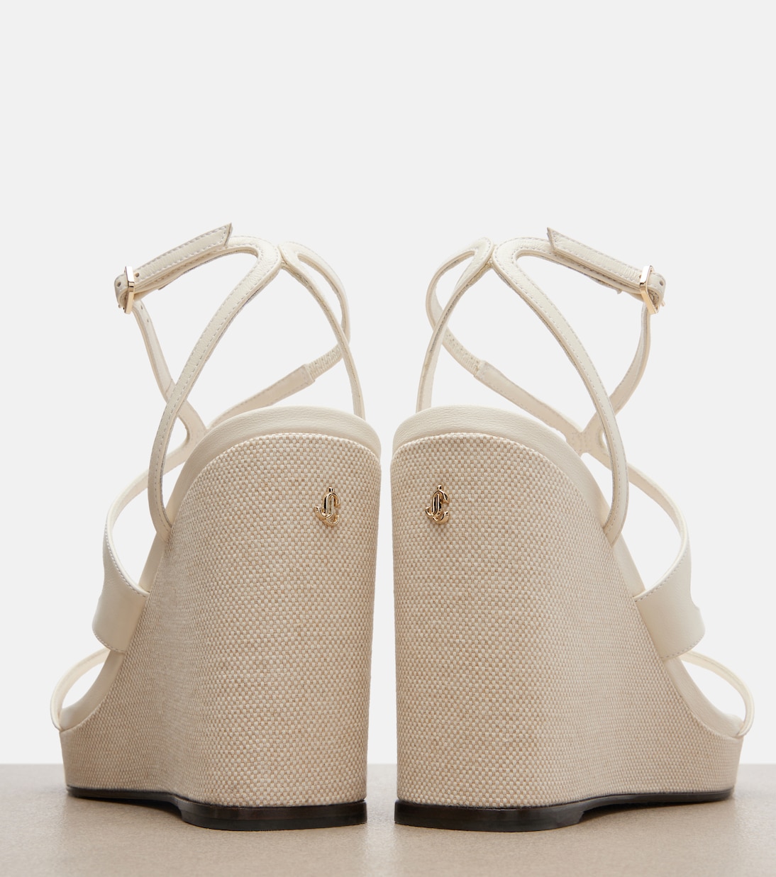 Sandales compensées Ayla en cuir | Jimmy Choo