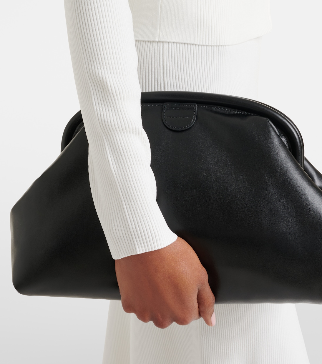 Mila ribbed-knit zip-up top | Victoria Beckham