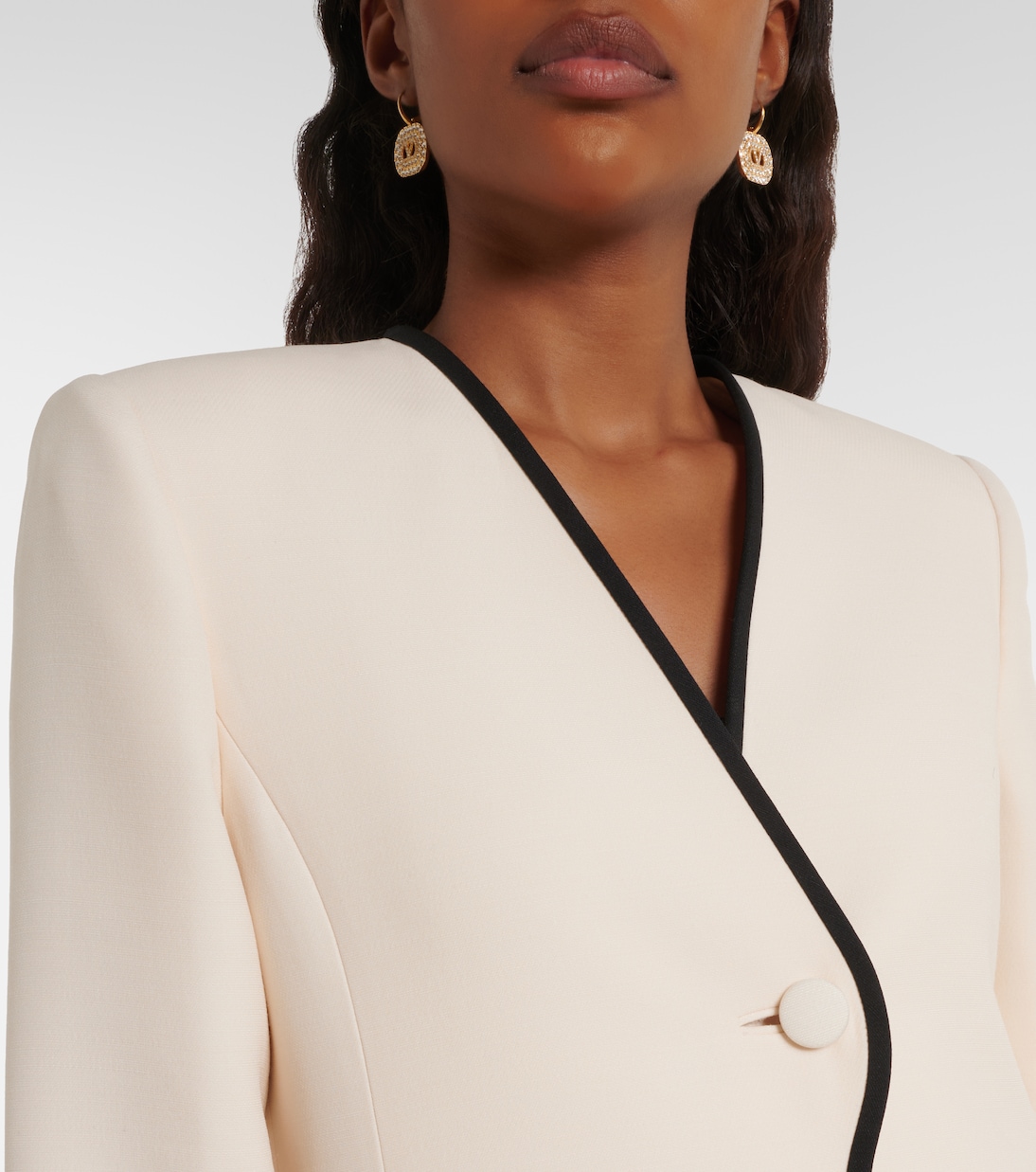 Crepe Couture scalloped jacket  | Valentino
