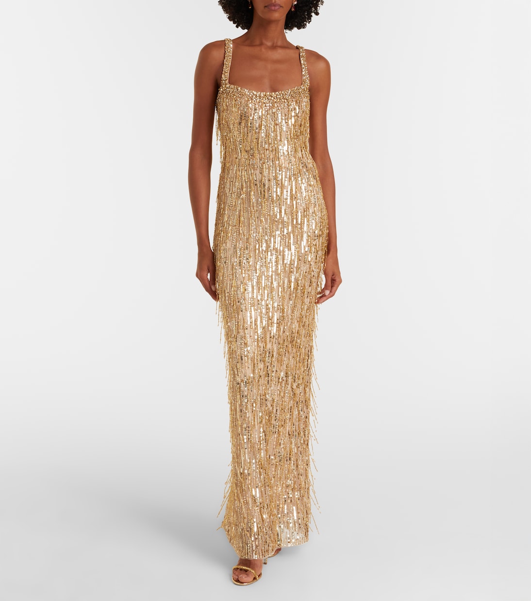 Vestido de fiesta Fleur con lentejuelas | Jenny Packham
