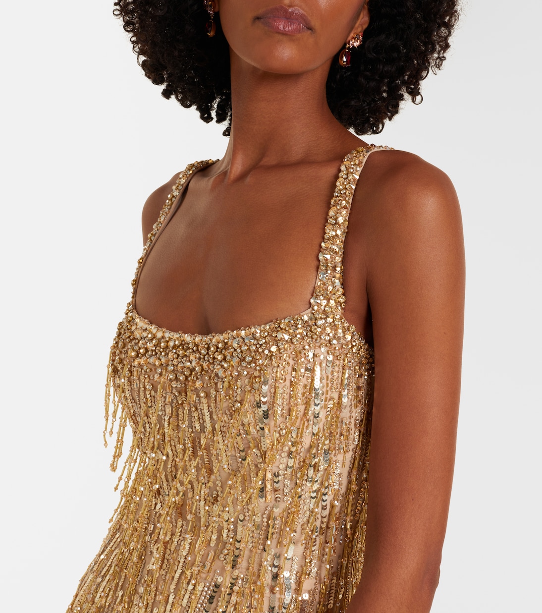 Vestido de fiesta Fleur con lentejuelas | Jenny Packham
