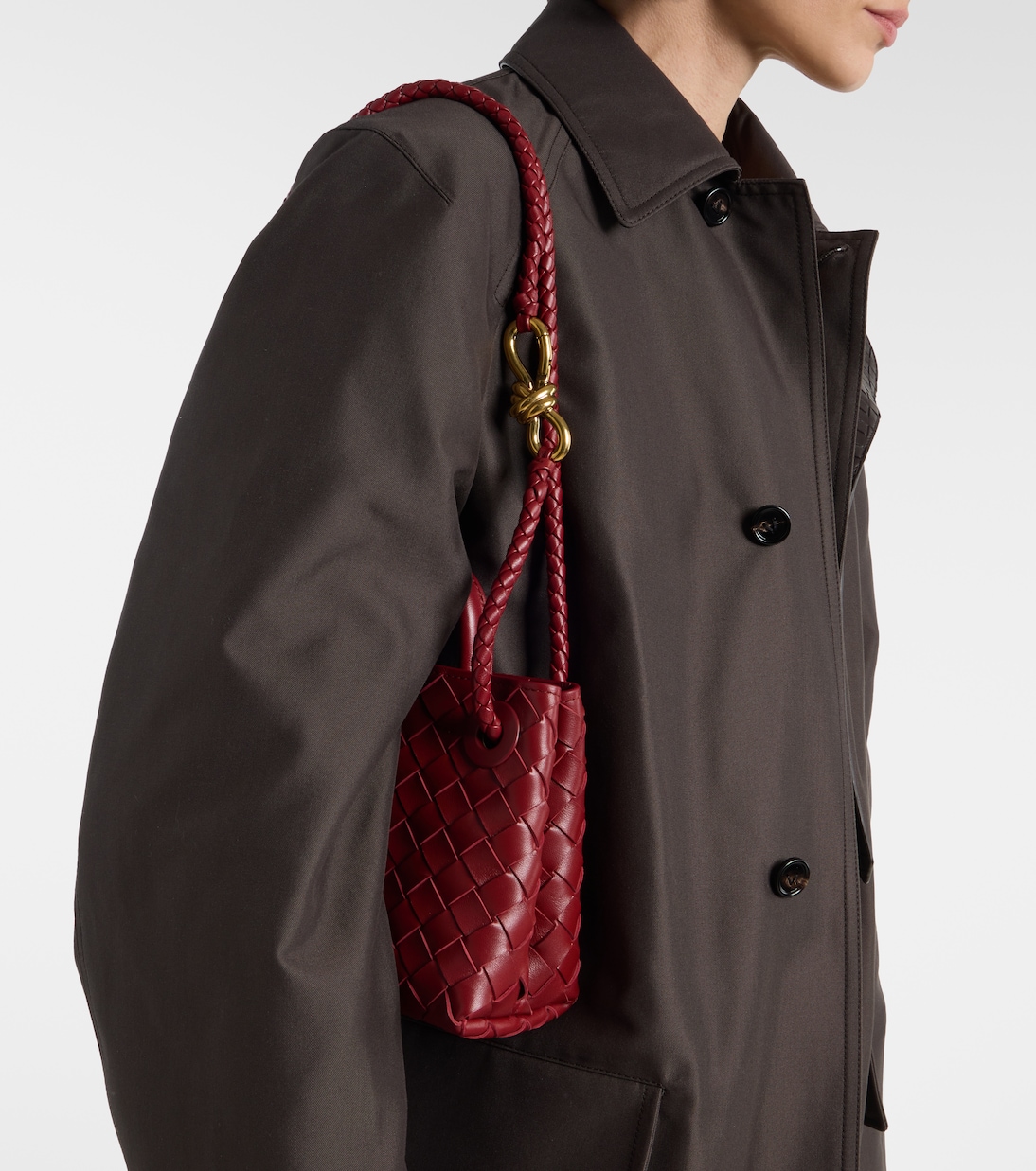 Andiamo Mini leather top-handle bag | Bottega Veneta