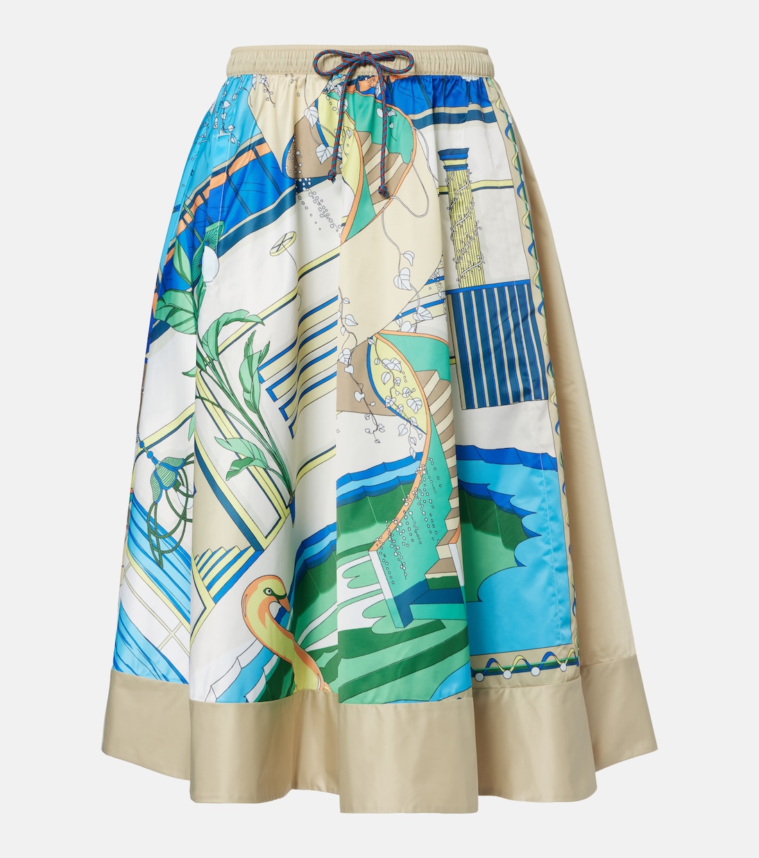 Bedruckter Midirock | Tory Burch