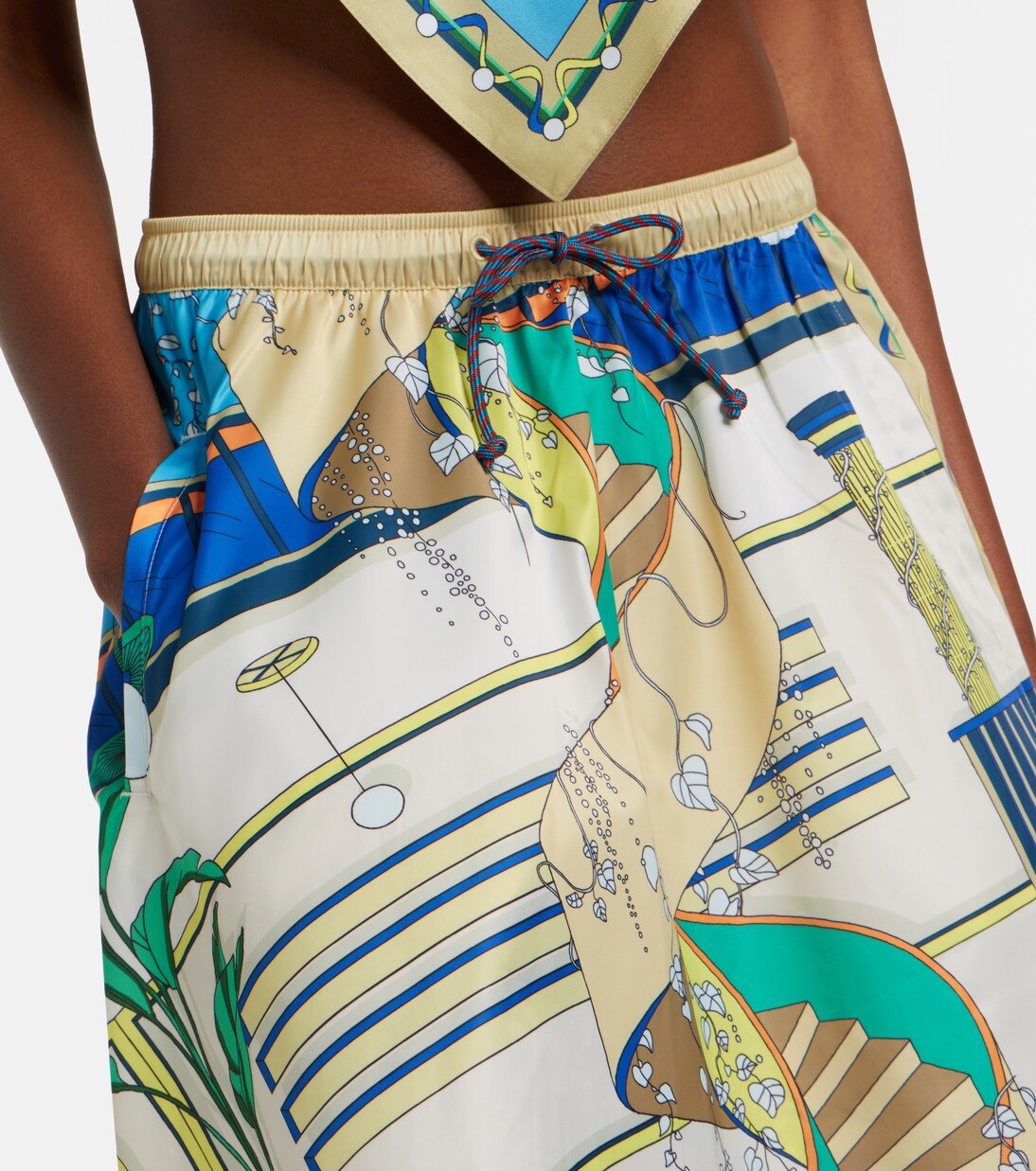 Bedruckter Midirock | Tory Burch