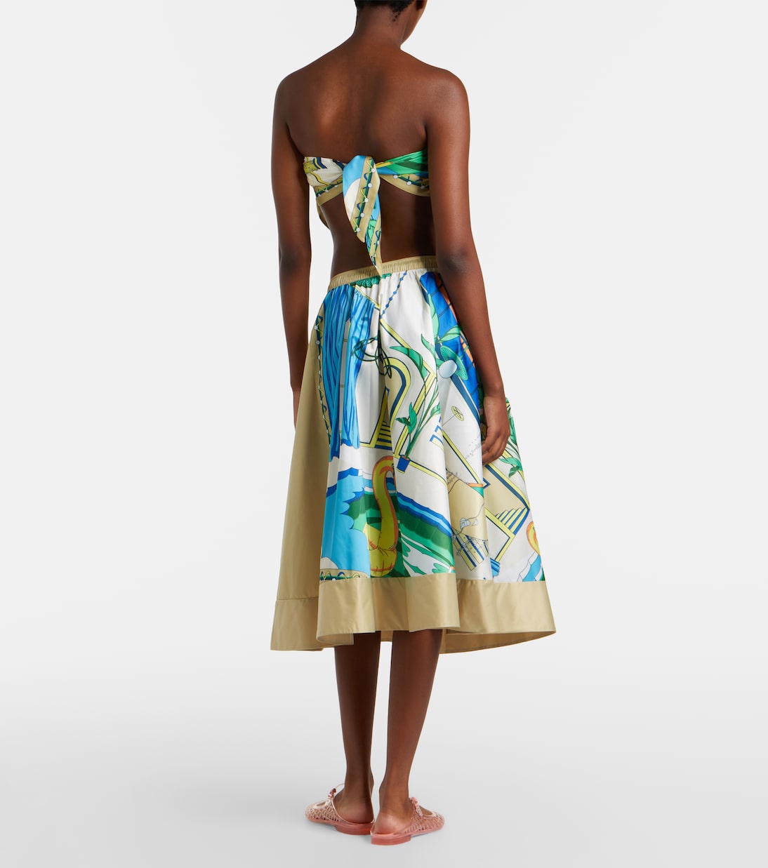 Bedruckter Midirock | Tory Burch