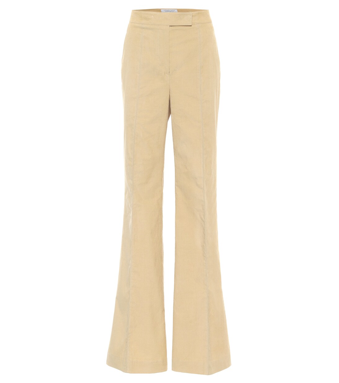 Pantalon évasé Leda à taille haute en coton | Gabriela Hearst