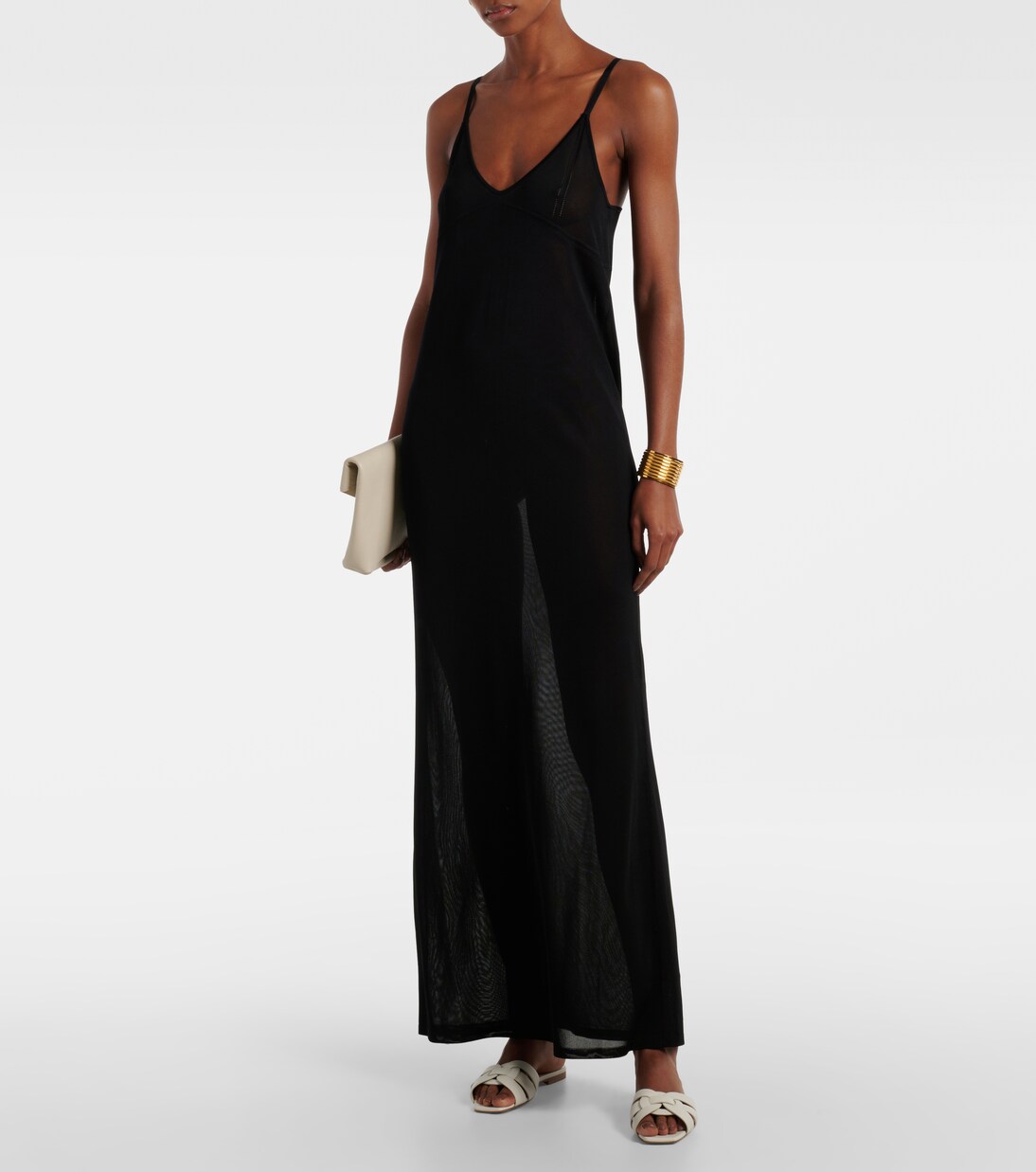 Tribute leather sandals | Saint Laurent