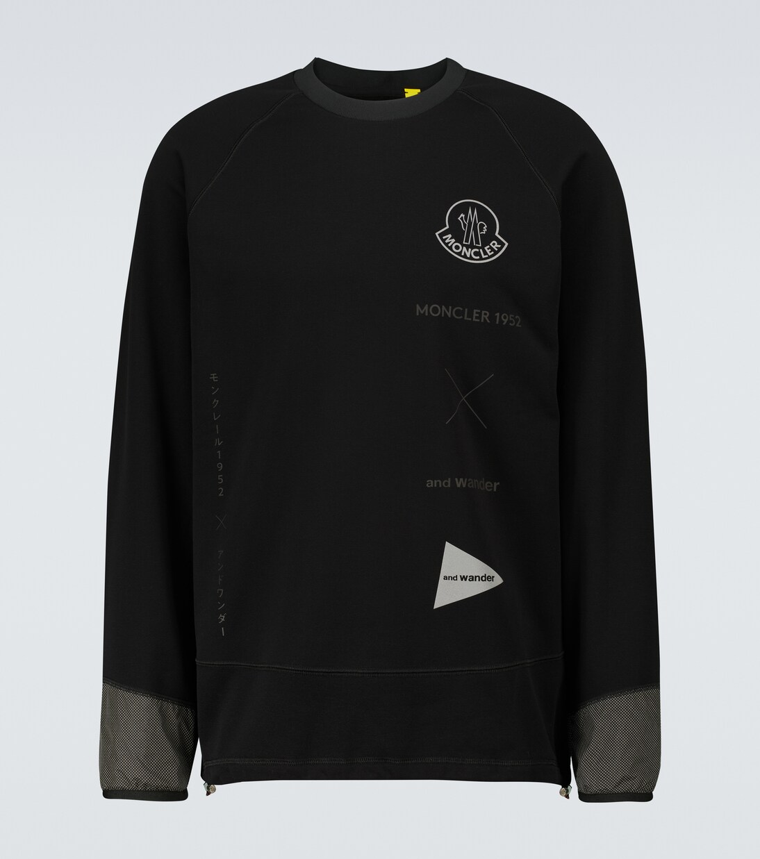 x And Wander 2 Moncler 1952 long-sleeved logo sweatshirt | Moncler Genius