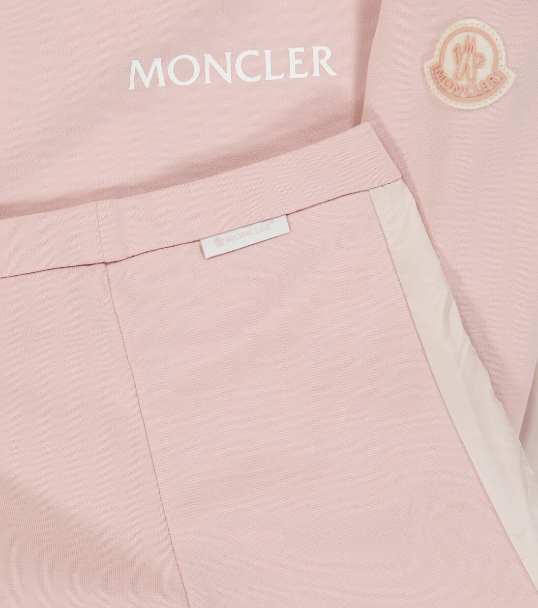 Baby stretch-cotton sweatshirt and pants set | Moncler Enfant
