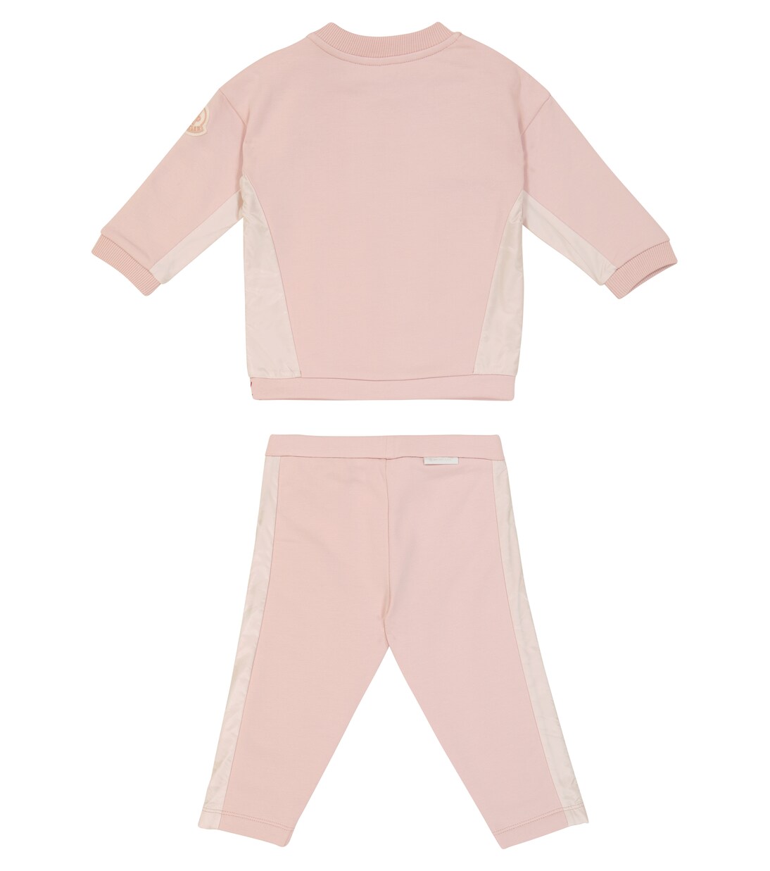 Baby stretch-cotton sweatshirt and pants set | Moncler Enfant