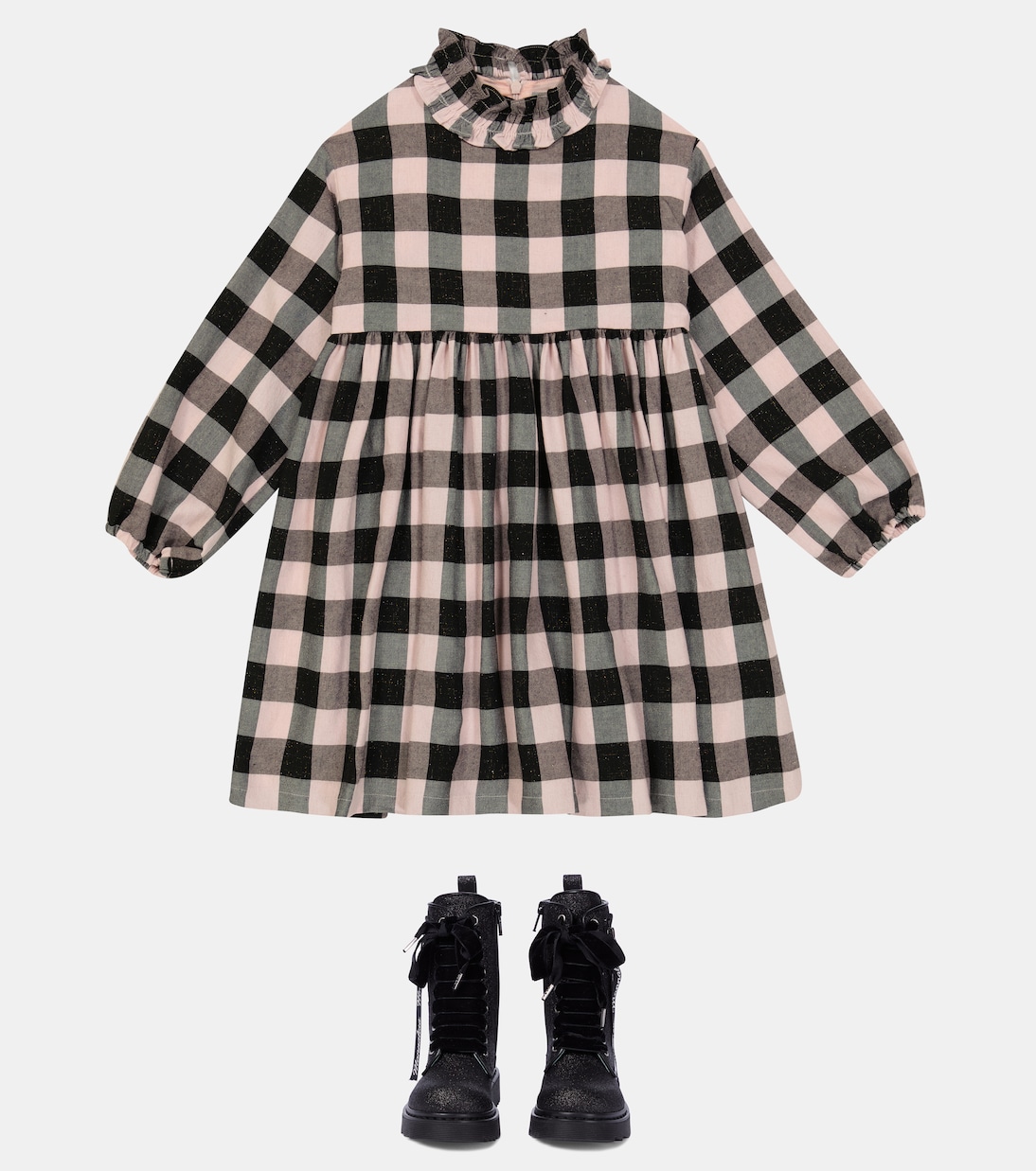 Checked dress | Il Gufo