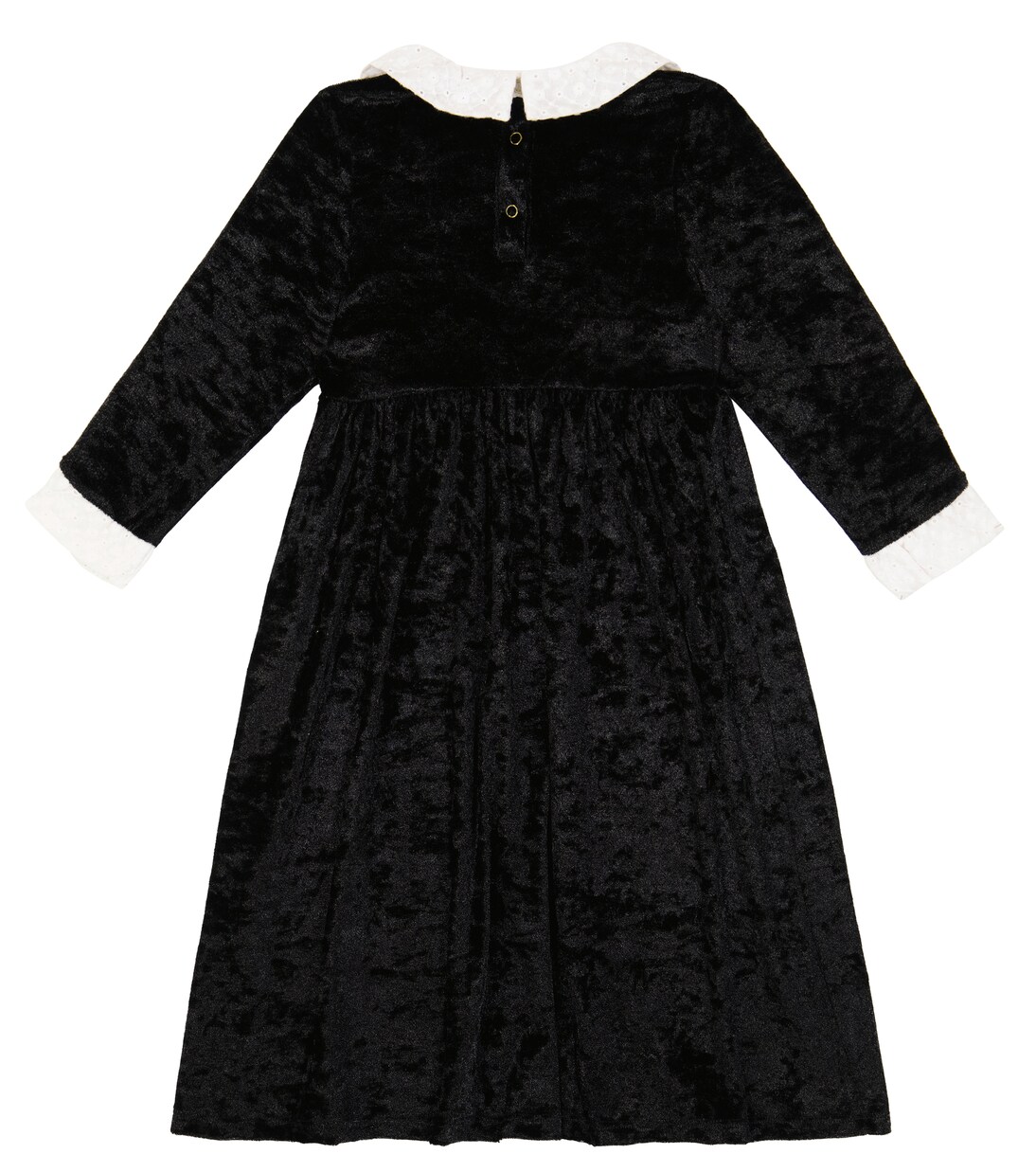 Embroidered velour dress | Mini Rodini
