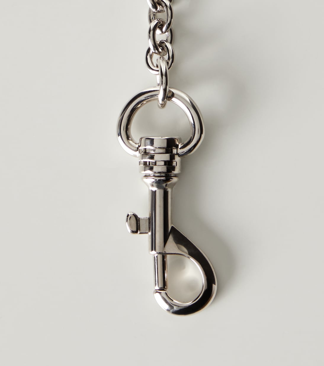 Chain and leather dog leash | Miu Miu