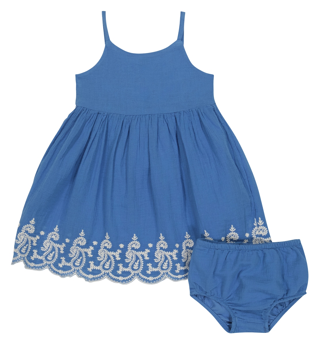 Baby cotton dress and bloomers set | Polo Ralph Lauren Kids