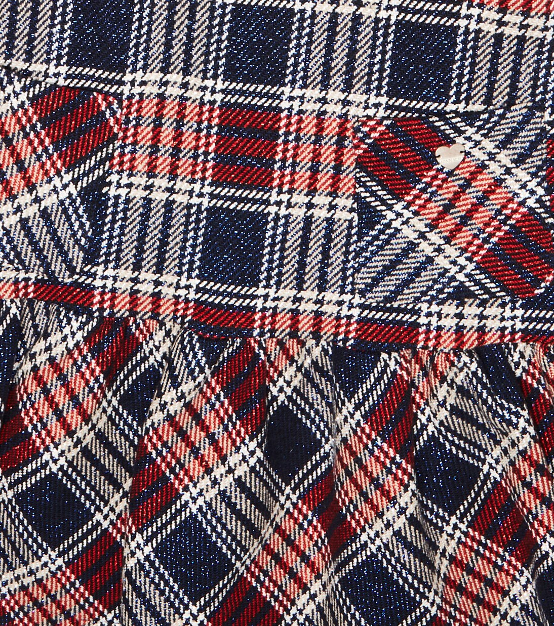 Robe en coton mélangé à carreaux | Monnalisa