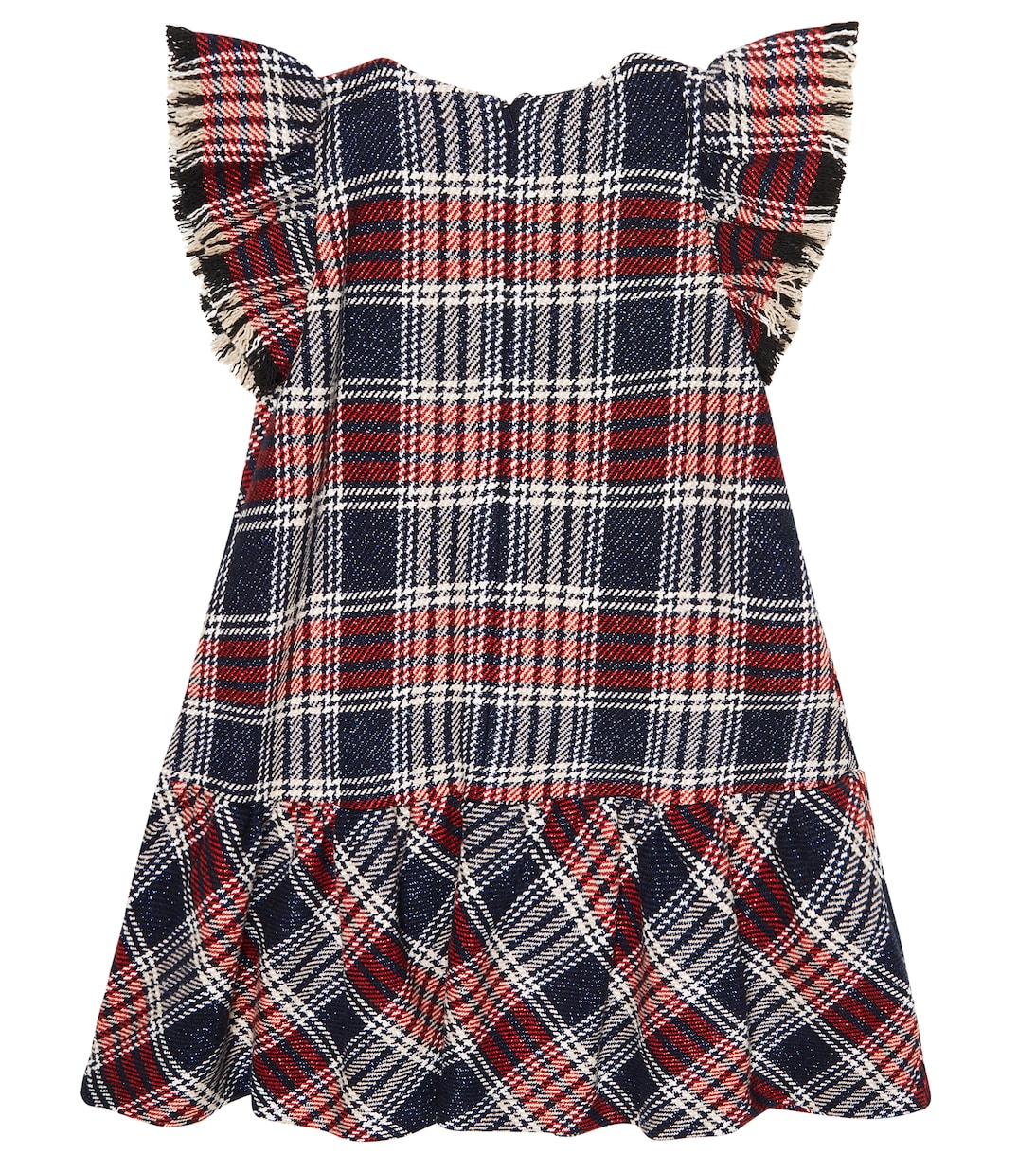 Robe en coton mélangé à carreaux | Monnalisa