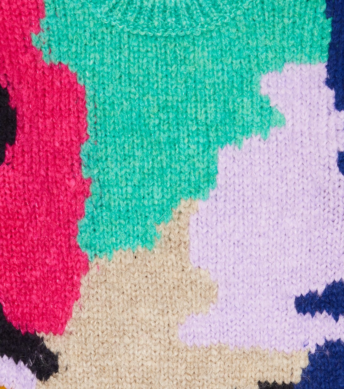 Colorblocked intarsia sweater | Bobo Choses