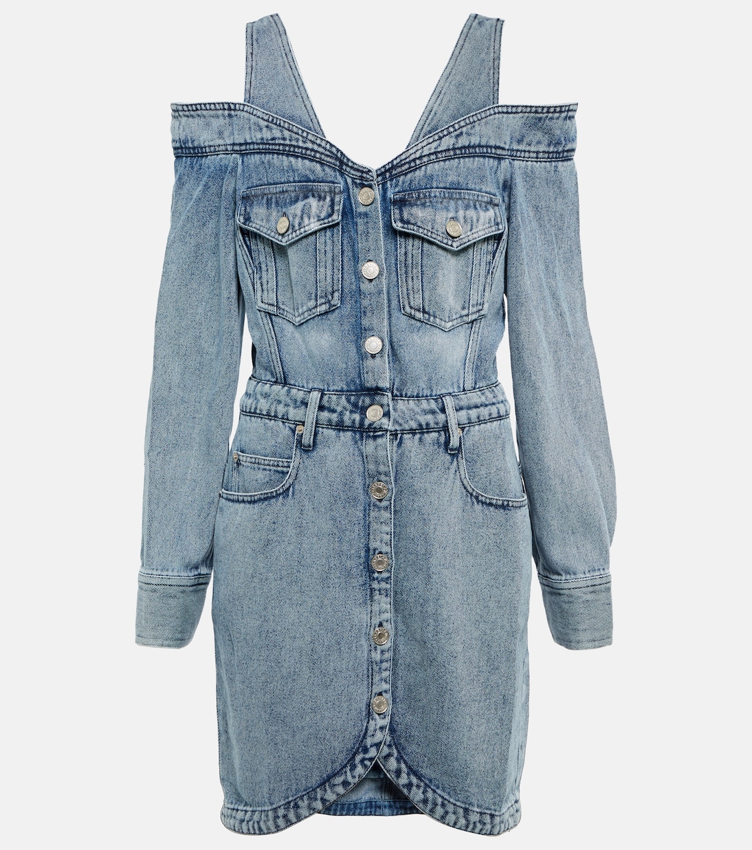 Miniabito Pelonaga in jeans | Isabel Marant