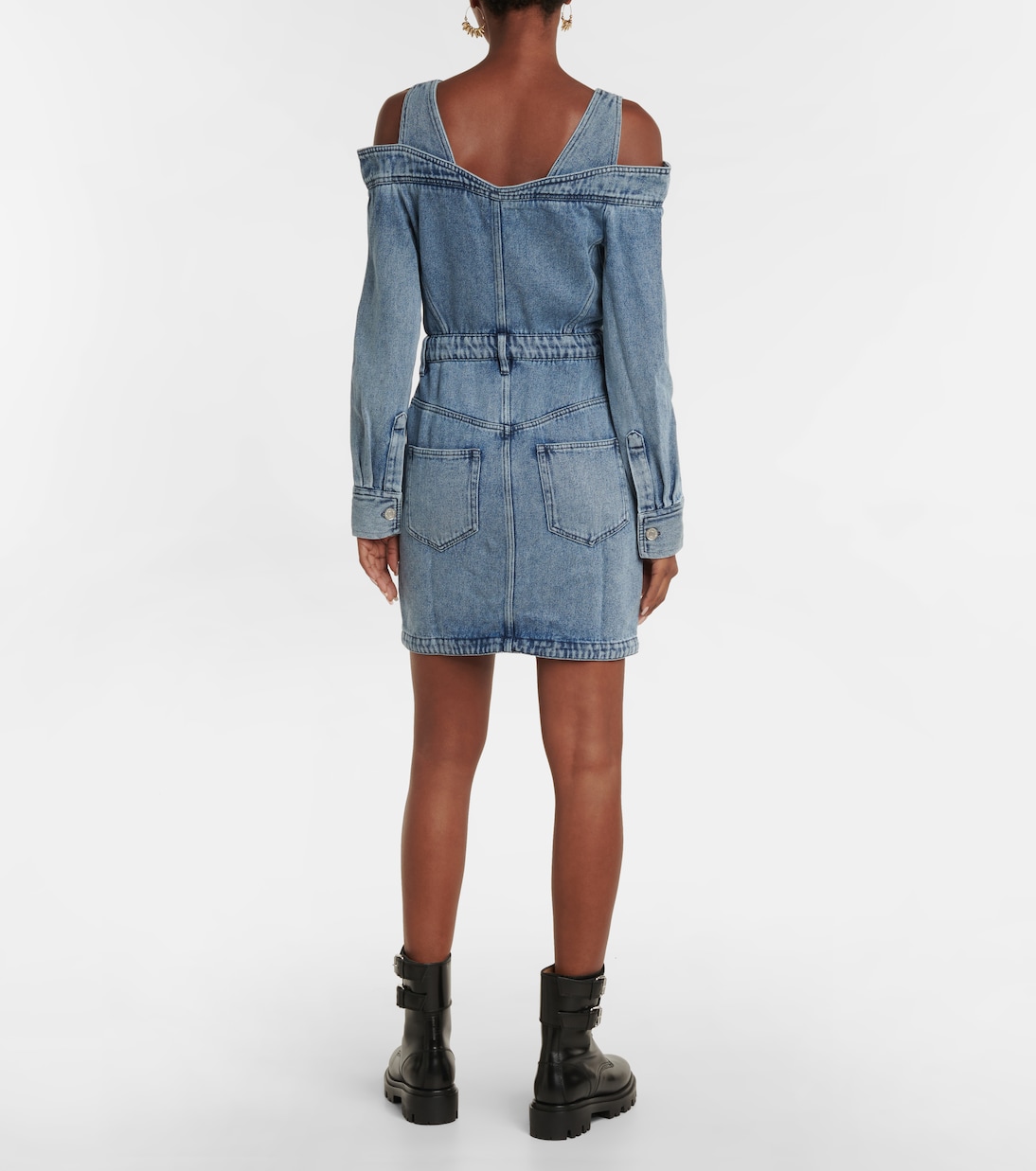 Miniabito Pelonaga in jeans | Isabel Marant