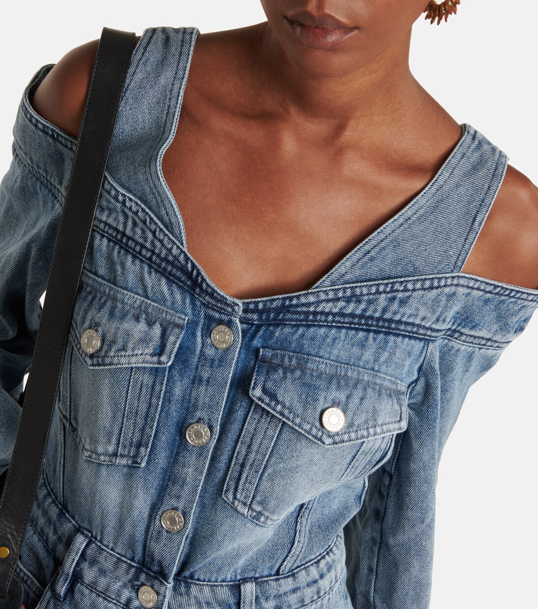 Miniabito Pelonaga in jeans | Isabel Marant