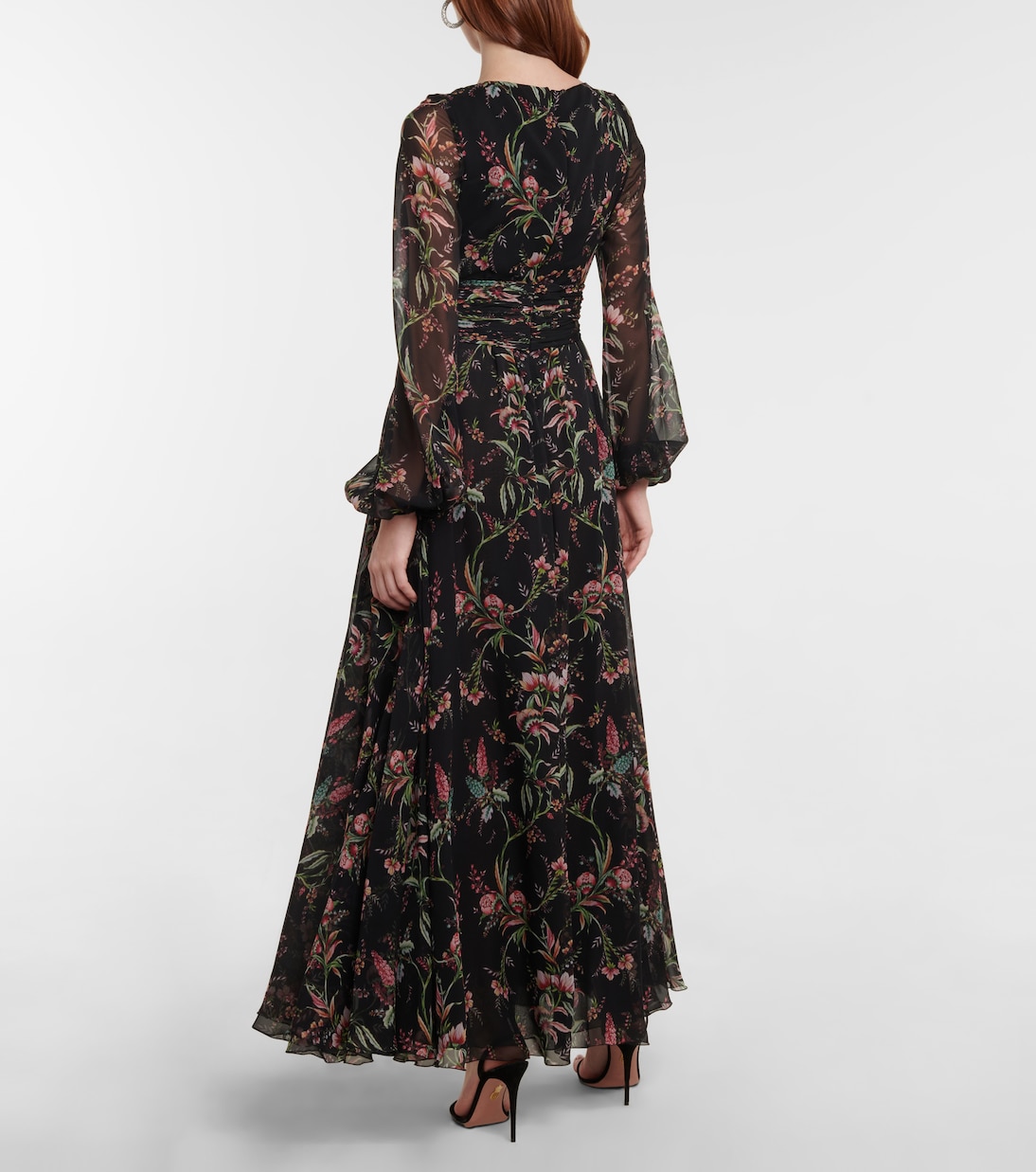 Maxikleid aus Seiden-Georgette | Giambattista Valli