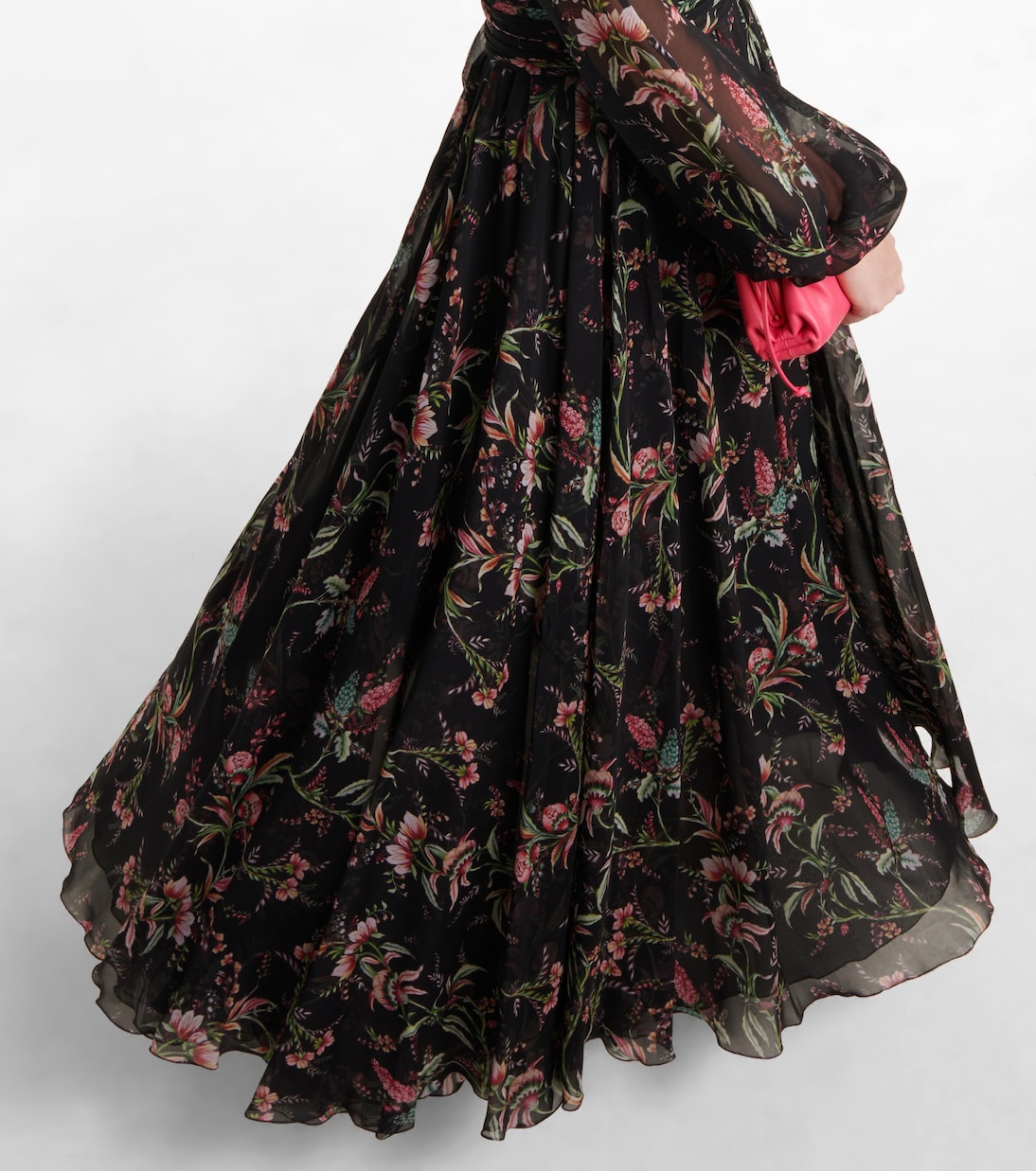 Maxikleid aus Seiden-Georgette | Giambattista Valli