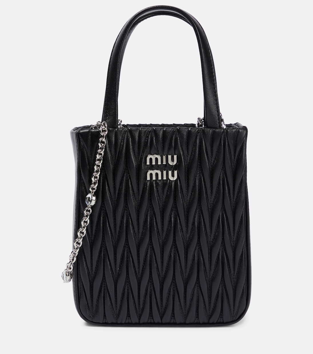 Matelassé leather tote bag | Miu Miu