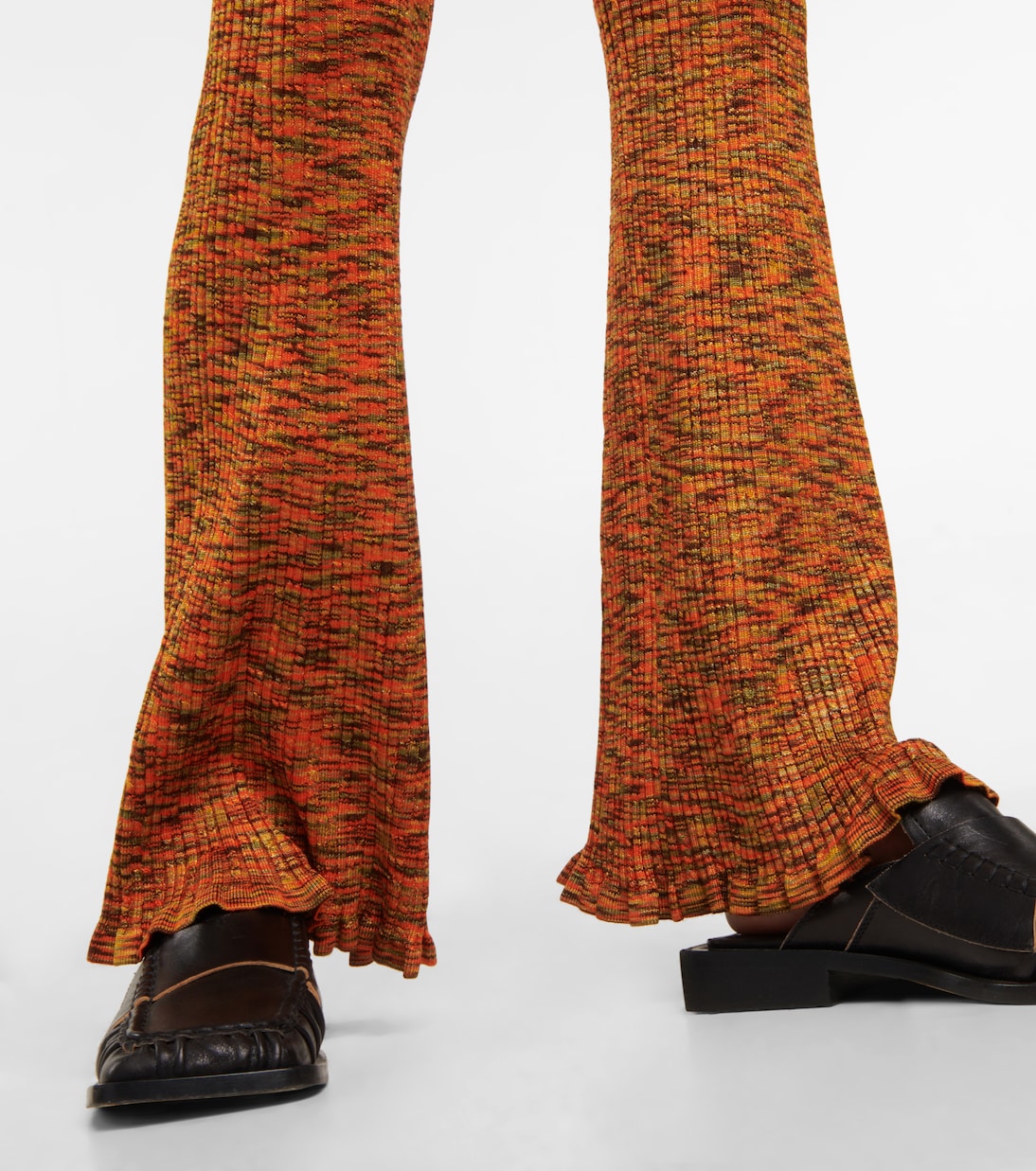 Schlaghose aus Rippstrick | Acne Studios