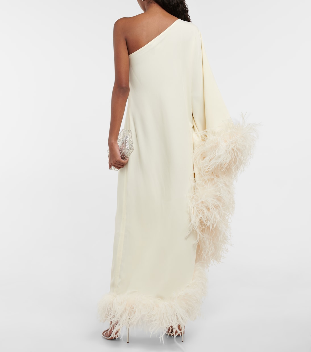 Ubud feather-trimmed gown | Taller Marmo