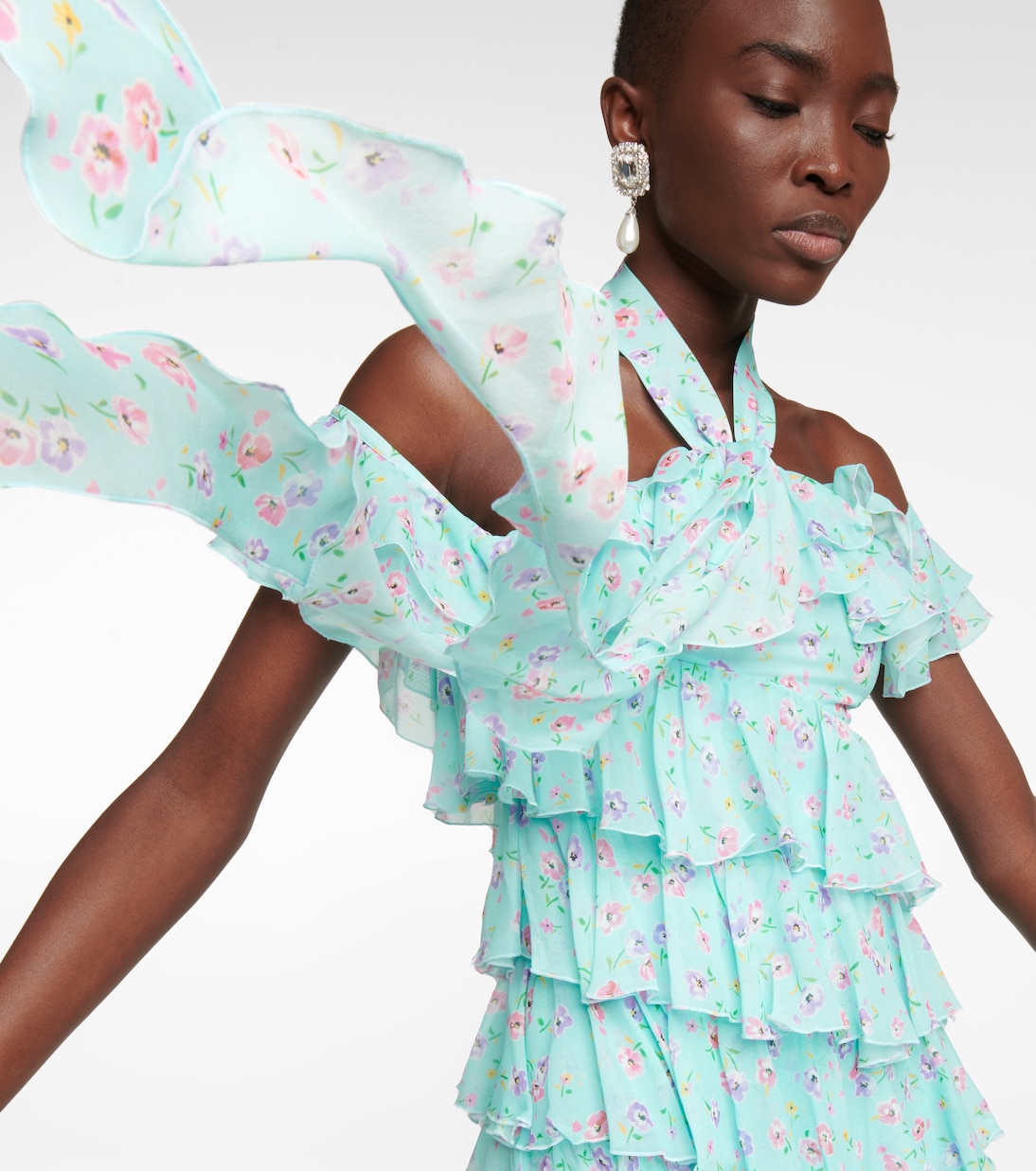 Minikleid aus Seide | Alessandra Rich