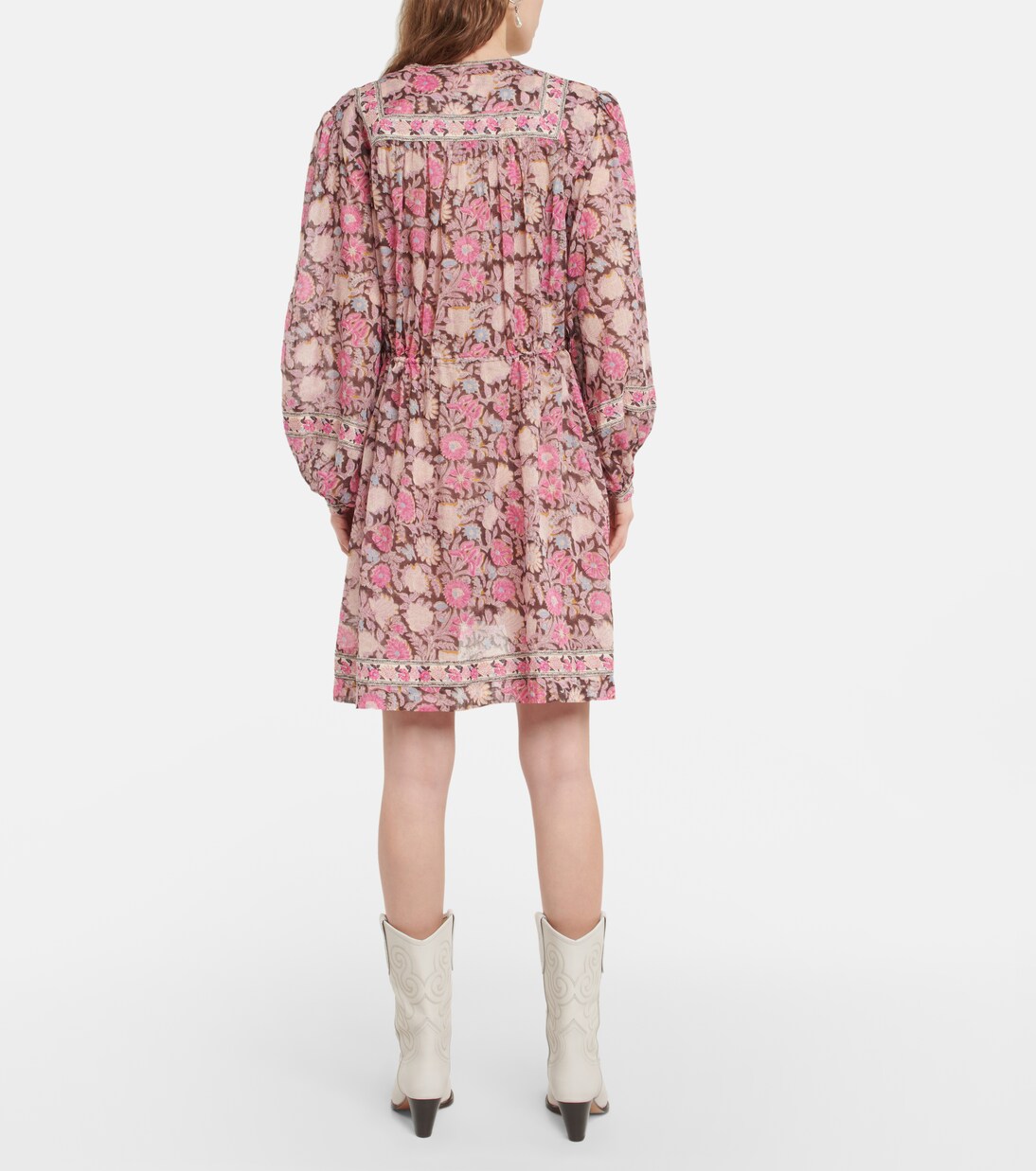 Robe Gilinesia en coton à fleurs | Marant Etoile