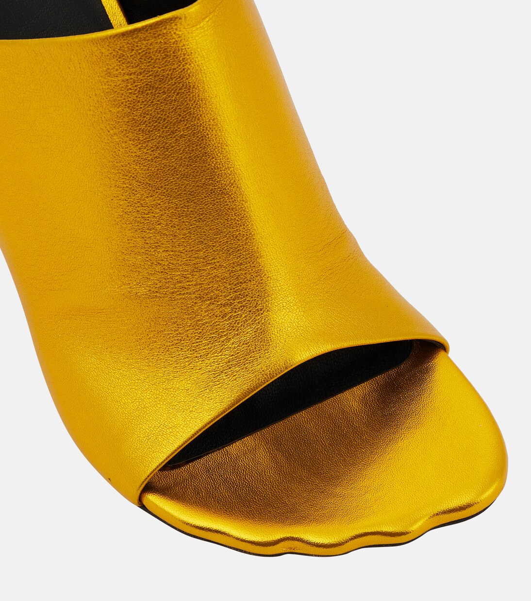 Metallic leather mules | Proenza Schouler