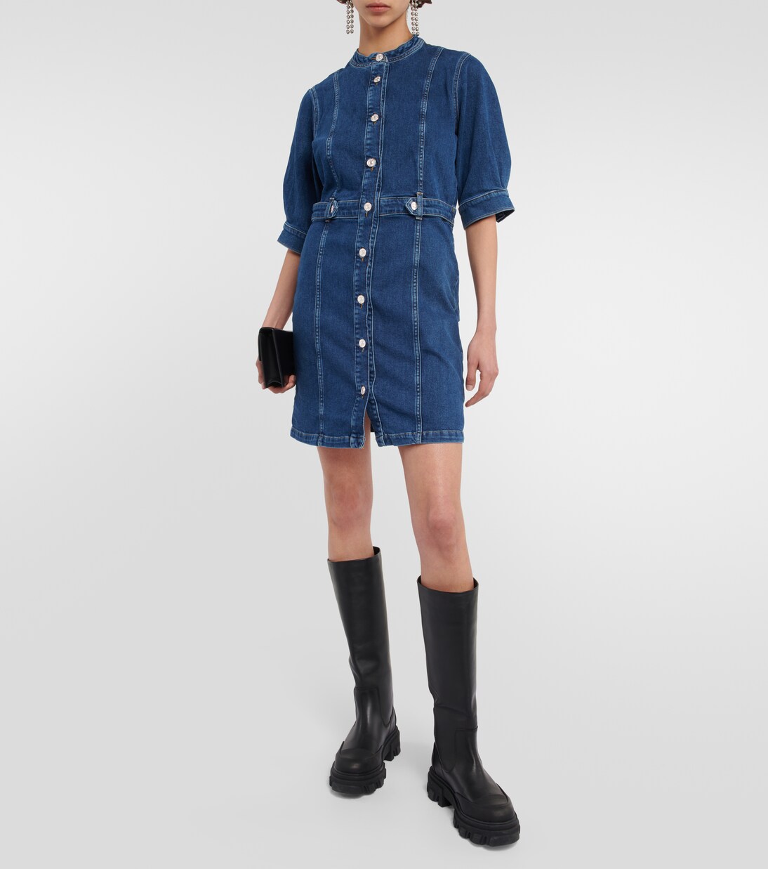 Marina denim minidress | 7 For All Mankind