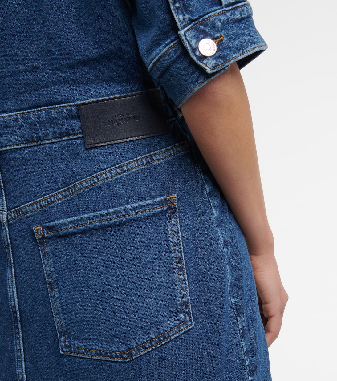 Marina denim minidress | 7 For All Mankind